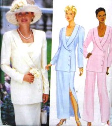5930 TUXEDO JACKET, STRT SKIRT LENGTHS,PANTS PATTERN 8-18